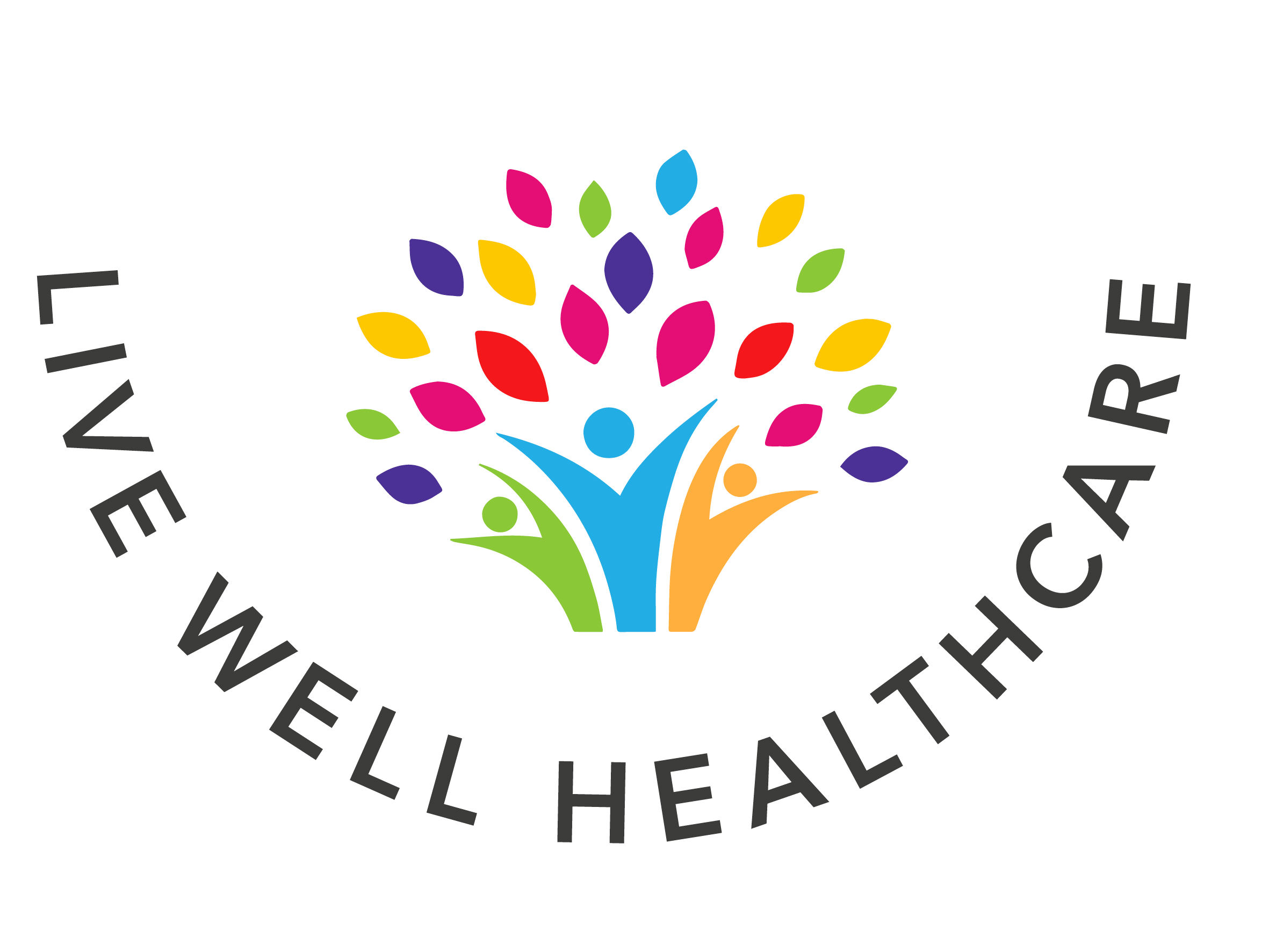 live well healthcare logo